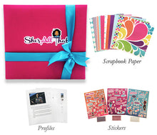 Load image into Gallery viewer, Pink Scrapbook + A-B-Cs of Girl Power Flipbook Bundle