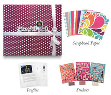 Load image into Gallery viewer, Polka Dot Scrapbook Kit